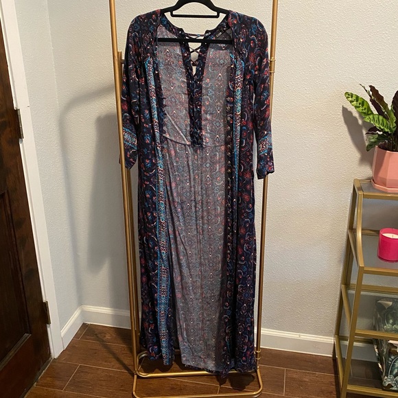 Gypsy 05 Long Sleeve Maxi Dress/ Cardigan - Picture 2 of 10